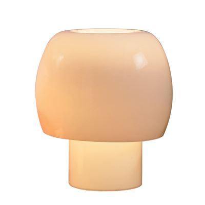 ET2 E20055 Contemporary / Modern Single Light Up Lighting Table Lamp from the Magik Collect, White - Eva Essentials
