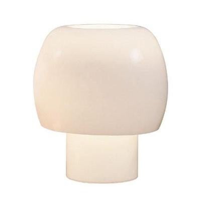 ET2 E20055 Contemporary / Modern Single Light Up Lighting Table Lamp from the Magik Collect, White - Eva Essentials