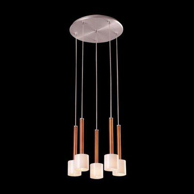 ET2 E20065 - 05 Chrome with Amber Shade Contemporary Olympia - Eva Essentials