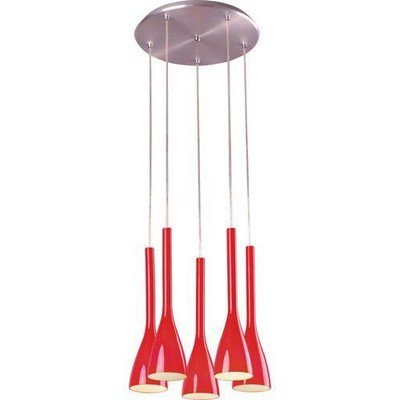 ET2 Flute 5 - Light Pendant in Polished Chrome E20073 - 03 - Eva Essentials