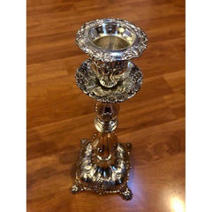 Extra Tall Silver Plated Shabbat Candlestick Holders - Eva Essentials