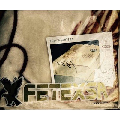 Fetexsa Beige Brown Blanket - Eva Essentials