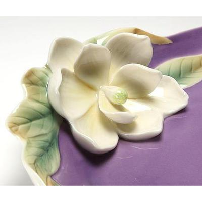 Franz Collection Southern Charm Magnolia Ornamental Platter FZ01536 - Eva Essentials