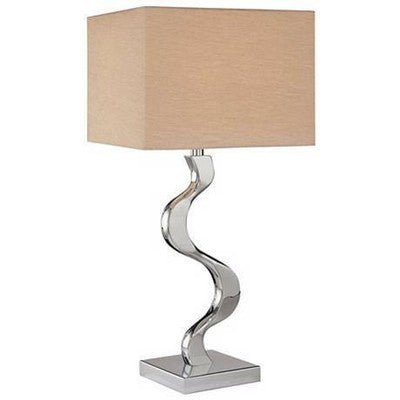 George Kovacs Grey Cross Silk Shade Table Lamp P729077 - Eva Essentials