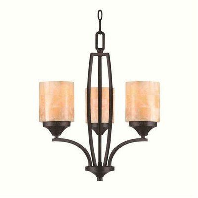 Golden Lighting 1220 - M3RT Empyreal Roan Timber Mini Chandelier - 1220 - M3RT - Eva Essentials