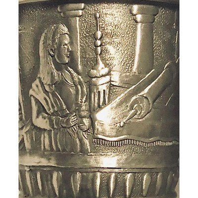 Jacob Collection Yitzi Erps Pewter Bat Mitzvah Kiddush Cup - Eva Essentials