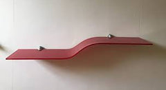 JOZEFINA ATELIER Elegant Glass Shelf with Silver Brackets - Eva Essentials