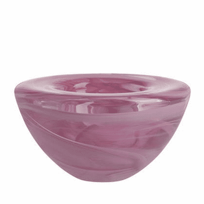 Kosta Boda Crystal Pink Votive Tea Light Candle Holder - Eva Essentials