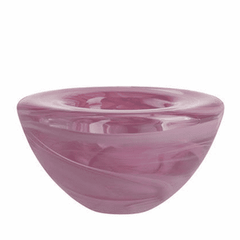 Kosta Boda Crystal Pink Votive Tea Light Candle Holder - Eva Essentials