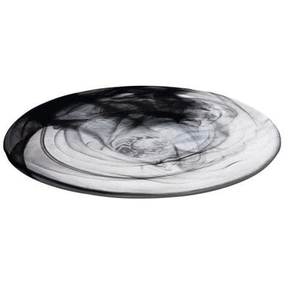 Kosta Boda Mine Plate Black Large 7070632 15 1/4" - Eva Essentials