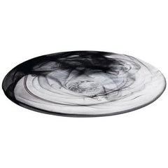 Kosta Boda Mine Plate Black Large 7070632 15 1/4" - Eva Essentials