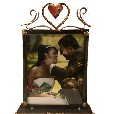 LARGE LOVE WEDDING FRAME WITH SHARDS BY GARY ROSENTHAL - Eva Essentials