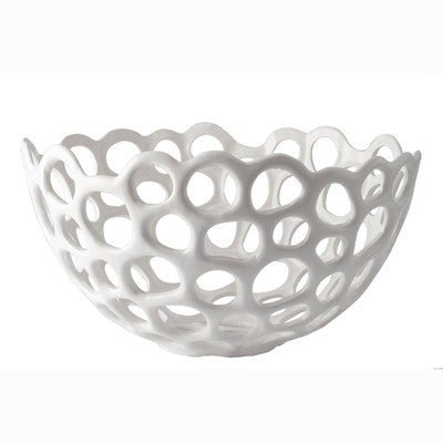 Lazy Susan Perforated Porcelain Bowl - OUT OF STOCK - Eva Essentials