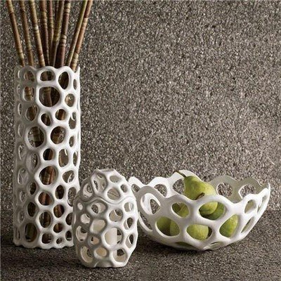 Lazy Susan Perforated Porcelain Bowl - OUT OF STOCK - Eva Essentials