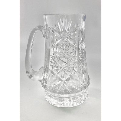 Neman Glassworks Crystal Cut High - End Beer Glass Made in Belarus - Eva Essentials