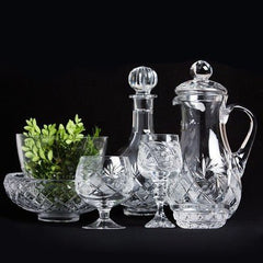 Neman Glassworks High - End Crystal Wine Decanter - Eva Essentials