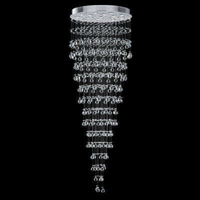 Nulco 248 - 80 - 03 Chrome with 30 Percent Lead Crystal Sonata Crystal Sixteen Light Down Lighting Chand - Eva Essentials