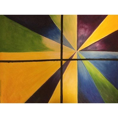 Oil Paint Trippy 24"x20" - Eva Essentials