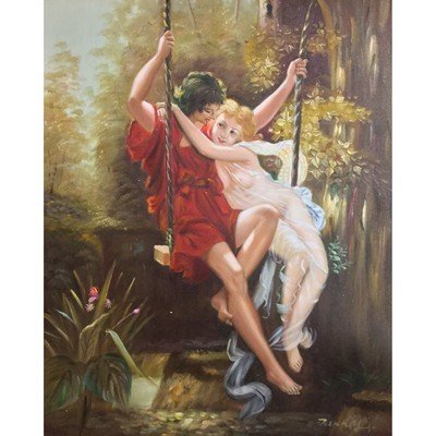 Oil Painting Dream Swings 24"x20" - Eva Essentials