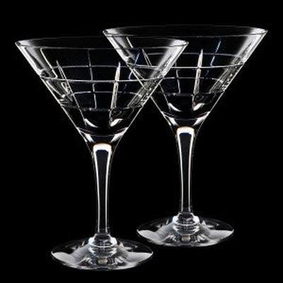 Orrefors Intermezzo Martini Crystal Glass Jan Jahannsoon - Eva Essentials