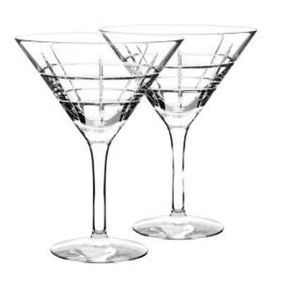 Orrefors Intermezzo Martini Crystal Glass Jan Jahannsoon - Eva Essentials