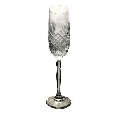 Oxford Crystal Flute Glasses Set of 6 - Eva Essentials