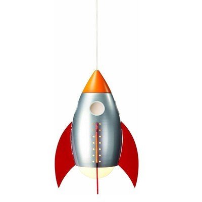 Philips 40204/55/48 KidsPlace Rocketship Pendant Light, Multi - colored - Eva Essentials