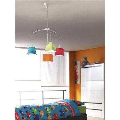 Philips 40509/55/48 KidsPlace Pendant Light, Multi - colored - Eva Essentials