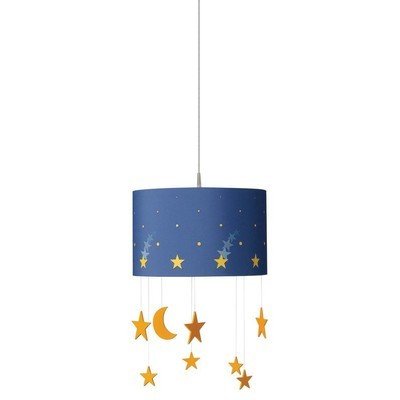 Philips KidsPlace 404263548 Blue 1 Light Fluorescent Mini Pendant from the Kidsplace Collection - Eva Essentials
