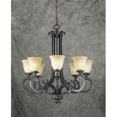 PLC Lighting 15255 ORB Oil Rubbed Bronze 8 Light from the Lexington Collection - Eva Essentials