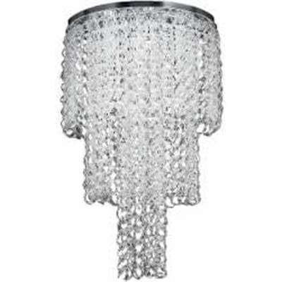 PLC Lighting 34106 PC Polished Chrome Six Light Chandelier from the Cyclops Collection - Eva Essentials