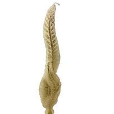 Point a La Ligne Golden Sparkle Leaf Candle - Eva Essentials
