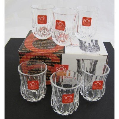 RCR Opera Beccheri Liquor Glasses Set of 6 Made in Italy - Eva Essentials