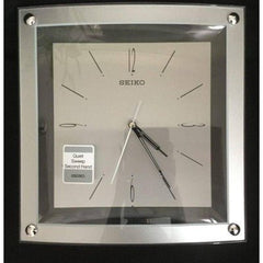 Seiko Quiet Sweep Second Hand Silvertone Metallic Case Wall Clock QXA330SL - Eva Essentials