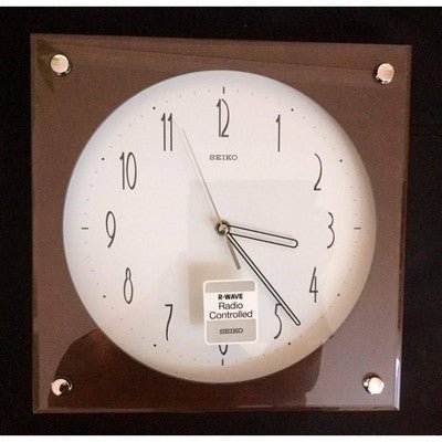 Seiko R - Wave Wall Clock QXR115BL - Eva Essentials