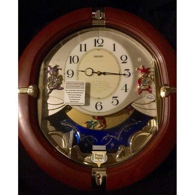 Seiko Wall Clock Melodies in Motion QXM144BH - Eva Essentials