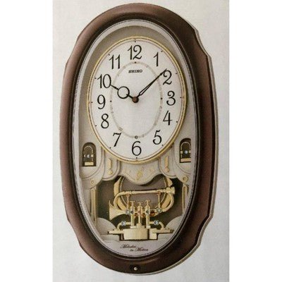 Seiko Wall Clock Melodies in Motion QXM261BR - Eva Essentials