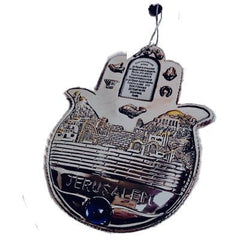 Silver Plated Home Blessing in Russian 7" x 5.5" - Eva Essentials