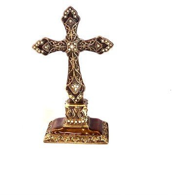 Silver Plated Ornate Cross - Eva Essentials