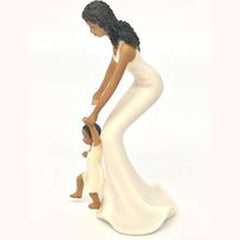 Stunning Ceramic figurine of Mother ' Love and her young boy - Eva Essentials