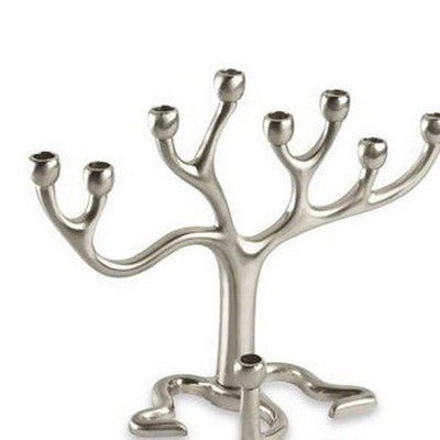 The Jacob Rosenthal Judaica Collection Tree of Life Menorah Silver Plated - Eva Essentials