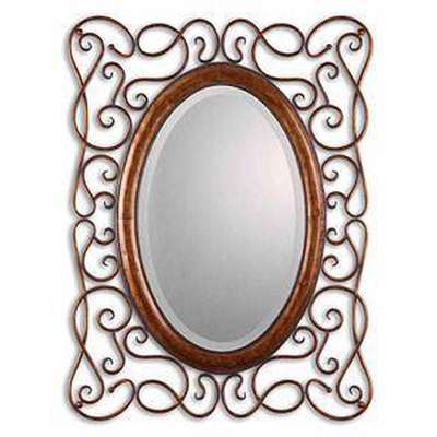 Uttermost Square Ornate Mirror - Eva Essentials