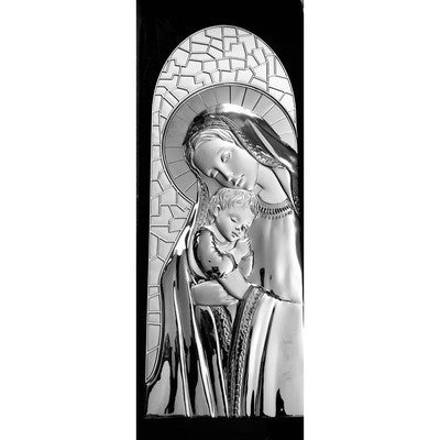 Wall Decor Argenti Preziosi Madonna with Child 20" x 8" Made in Italy - Eva Essentials