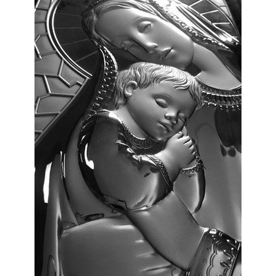 Wall Decor Argenti Preziosi Madonna with Child 20" x 8" Made in Italy - Eva Essentials