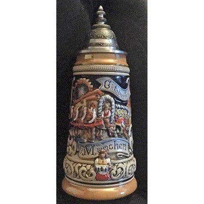 Zoller & Born Limited Edition 1352 of 5000 Deutschland Beer Stein W/ Pewter - Eva Essentials