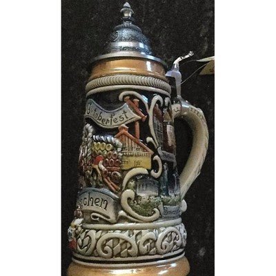 Zoller & Born Limited Edition 1352 of 5000 Deutschland Beer Stein W/ Pewter - Eva Essentials